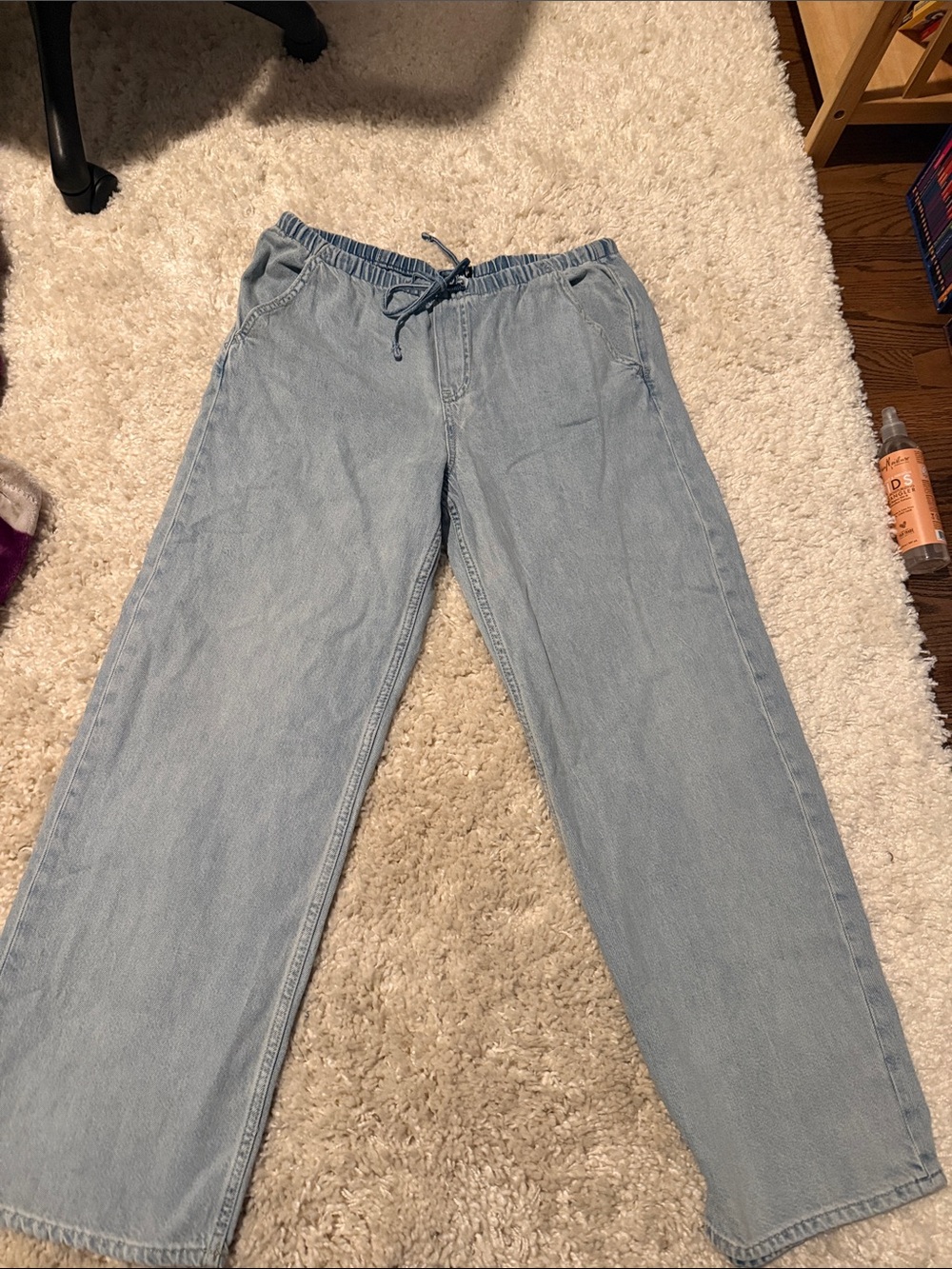GAP Light Blue Drawstring Jogger Pants